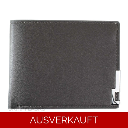 Brieftasche - PU-Leder - (Clent) - Grau