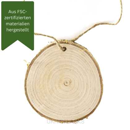 Birkenholz - Loch (12-15 cm x 1 cm)