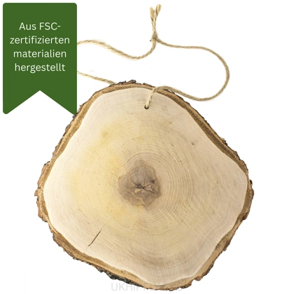 Birkenholz - Loch (38-33 cm x 2.5 cm)