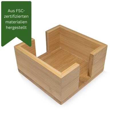 Bambusbox für Untersetzer