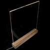 Vorgeschnittenes Acryl - Quadratisch mit Lasche - Klar - 300X300 mm