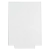 Vorgeschnittenes Acryl - Rechteckig mit Lasche - Klar - 150x200mm