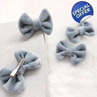 Hårklemmer 2-pakning i dus blå