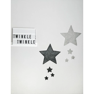 Veggpynt stjerner - lys..