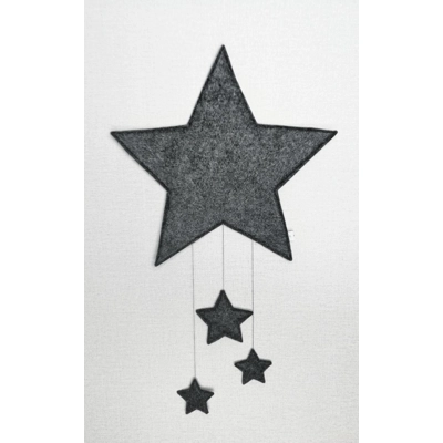 Veggpynt stjerner - mør..