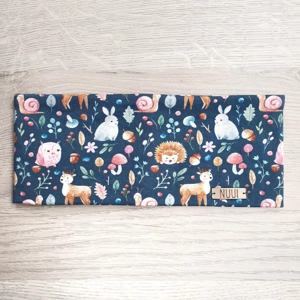 Enkelt pannebånd med skogsdyr blå