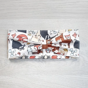 Knutepannebånd med dyr beige