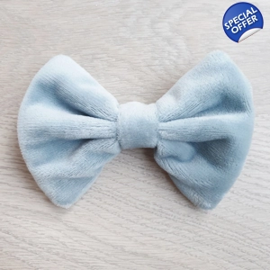 Stor hårklemme dus blå