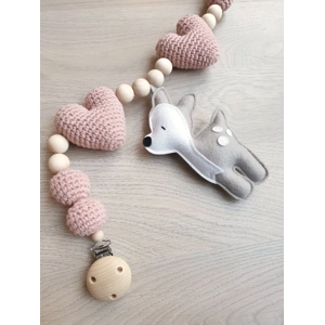 Vognlenke bambi - rosa kuler