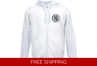 Riot FM Hoodie - White