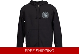 Riot FM Hoodie - Black