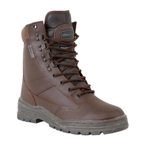Brown Patrol Boots All Leather