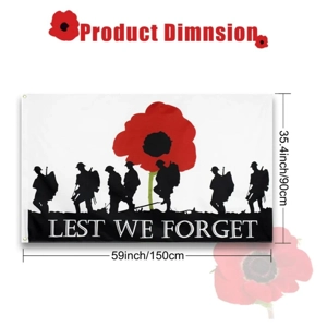 Lest We Forget Flag