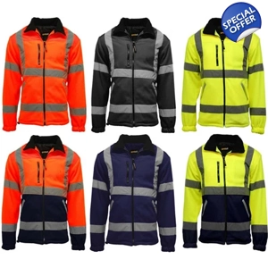 Hi Viz Fleece Jacket (Available in 6 colours and sizes Small to 5XL!!)