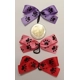 Medium Black Paw Print Groomng Bow..