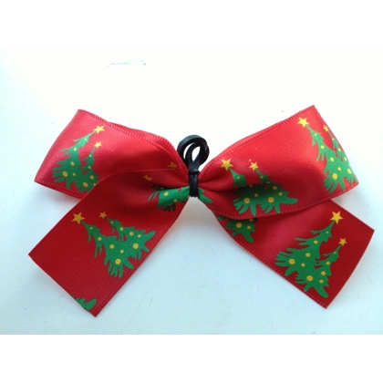 Large Xmas Tree Dog Grooming Bows, Qty 50
