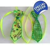 Paddy's Day Tie-on Neckties, Pack of 5