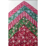 Christmas Tie-on Bandanas, Stitched Ed..