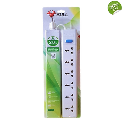 Bull 6-Gang Extension Cord