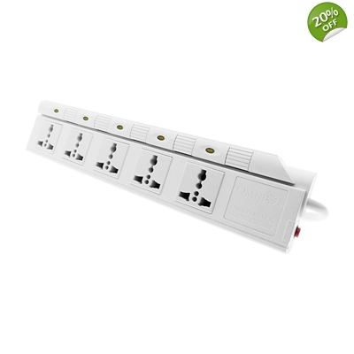 Extension Cord w/ Individual Switches 5-Gang