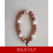 Lepidolite & Pink Aventurine Bracelet