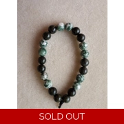 Tree Agate & Green African Jasper Bracelet