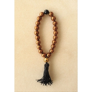 Bronze Hematite & Black Onyx Mala Bracelet
