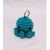 Teal Octopus Mini – Handcrafted Crochet Charm