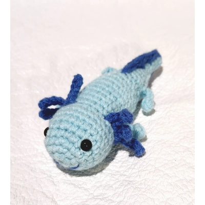 Crocheted Axolotl Mini – Handcrafted Plush