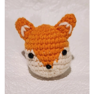 Little Fox Mini – Handcrafted Crochet Charm