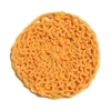 Knitted Round Coaster - Yellow