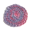 Knitted Round Coaster - Purple and Pink