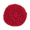 Knitted Round Coaster - Red