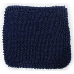 Knitted Dishcloth - Navy