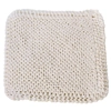 Knitted Dishcloth - Off White