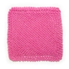 Knitted Dishcloth - Pink