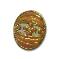 Pink and Purple Easter Egg Art Pin