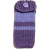 Knitted Glasses Pouch - Purple