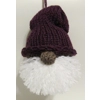 Gnome Ornament - Dark Purple