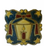 Christmas Lantern Egg Art Pin