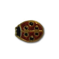 Lady Bug Egg Art Pin
