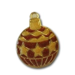 Red ornament Egg Art Pin