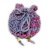 Knitted Sachet - Pink and Purple 1