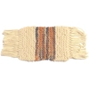 Cotton Mug Rug - Peach and Blue 2