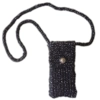 Kintted Cell Phone Purse Black