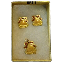 Christmas Bells Earring and Pendant Set