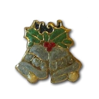 Silver Bells Egg Art Pin