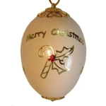 Christmas Bear Egg Art Ornament Christmas Bear Egg Art Ornament