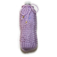 Knitted 20oz Water Bottle Sleeve - Light Purple