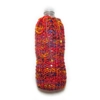 Knitted 16.9oz Water Bottle Sleeve - Red Multi Varigated